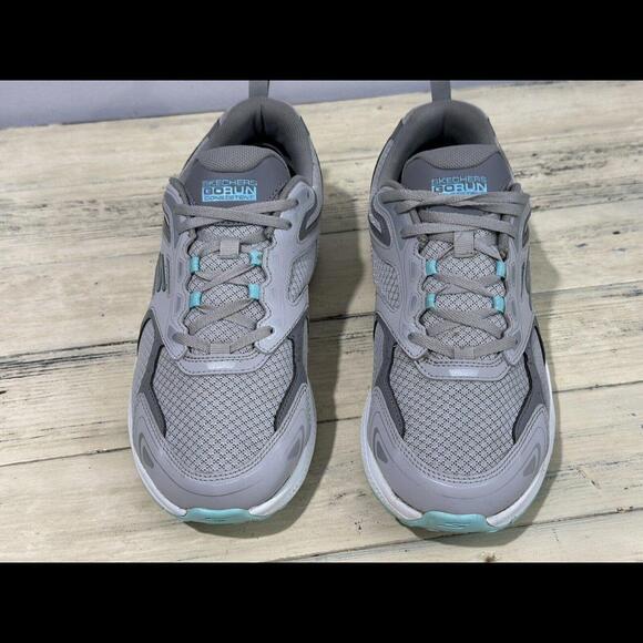 Skechers Go Run Consistent Gray Mesh Sneakers Womans Size 11 - Picture 4 of 8